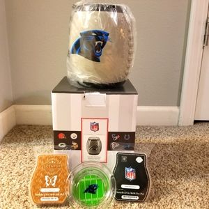 New Scentsy Wax Warmer Panthers with 2 bars